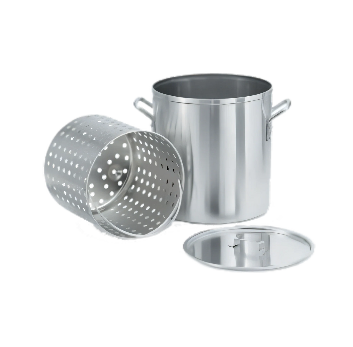 Vollrath Wear-Ever® 68271 20-Quart Aluminum Seafood Steamer Boiler/Fryer Set